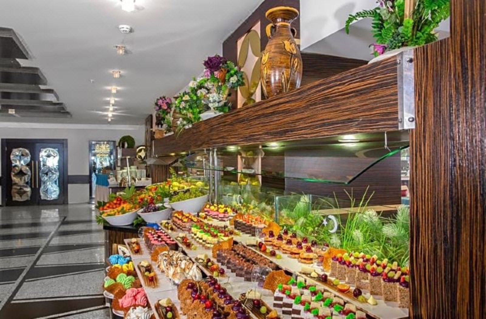The dessert counter