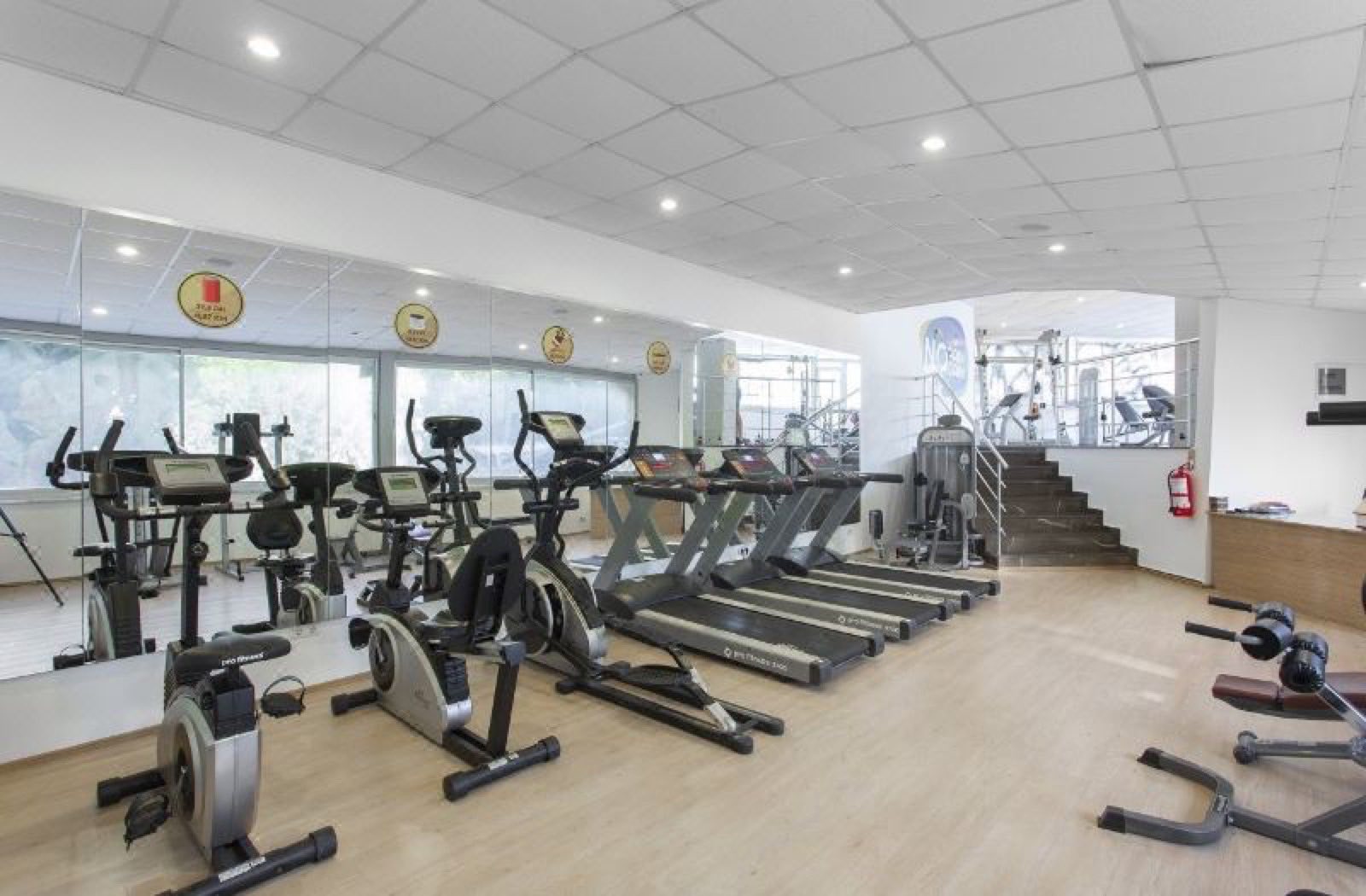 The fitness room